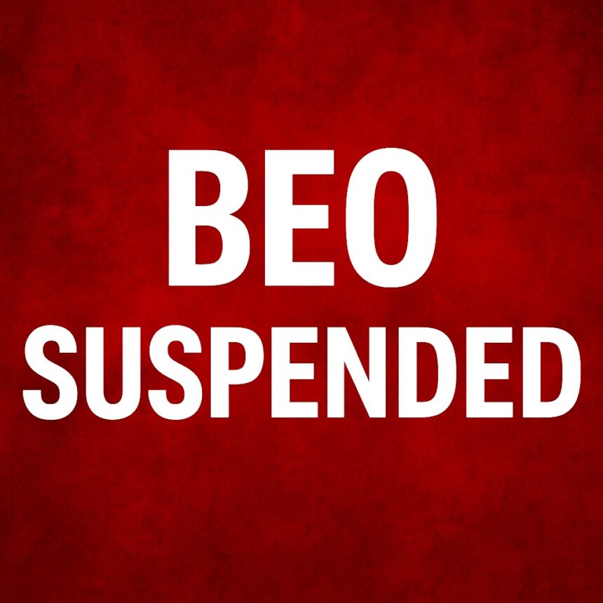 Jaisingh Bhardwaj Suspended