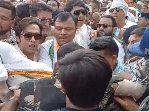 Chhattisgarh Congress Protest