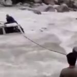 Car Falls In Rupin River