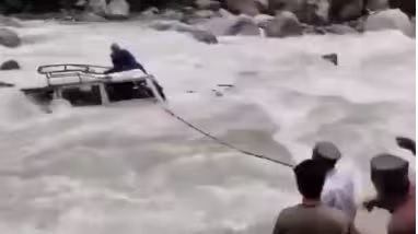 Car Falls In Rupin River