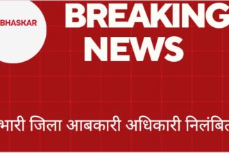 District Excise Officer Suspended