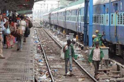 Railway Line Crossing Fine India