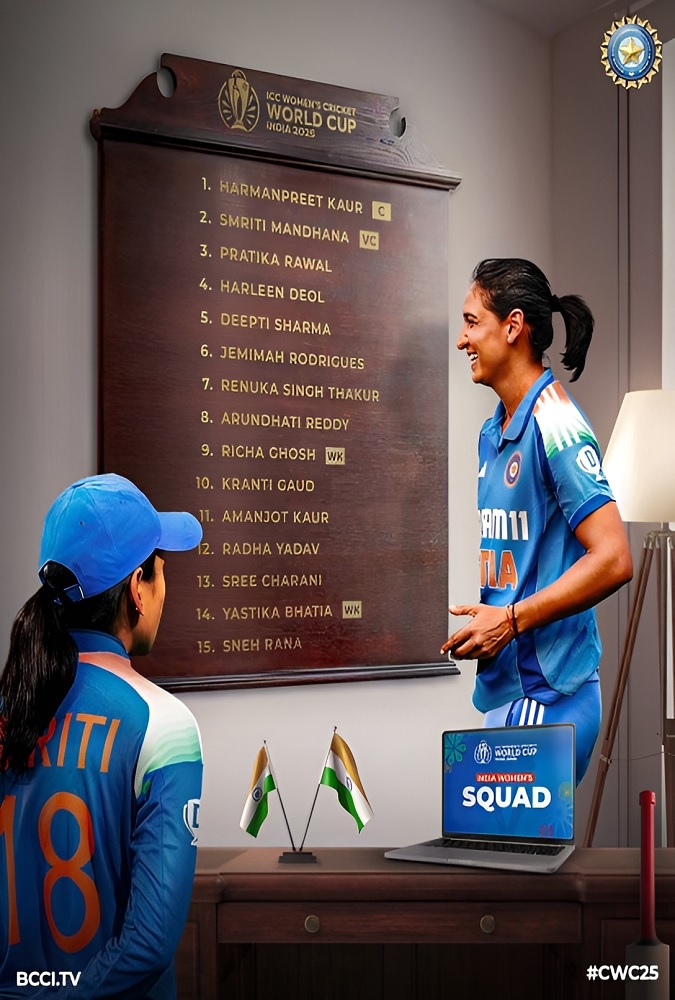 India Women ODI World Cup 2025 Squad