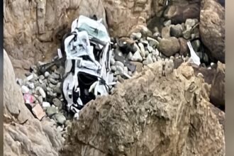 Car Fell Into Gorge