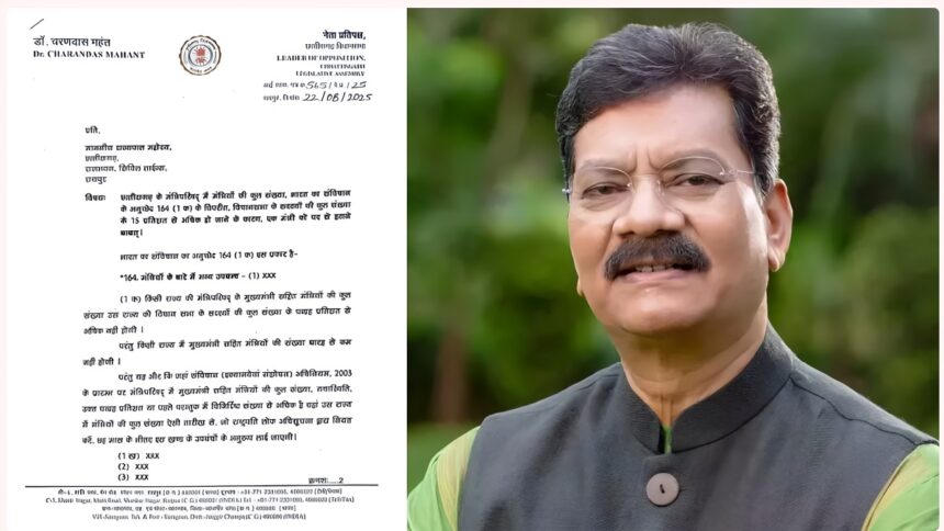 Charan Das Mahant Letter Governor