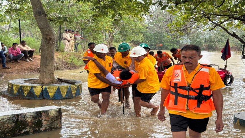 Flood Rescue Operation in Kanker