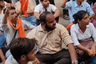 Bilaspur SSP vs ABVP Leaders Clash