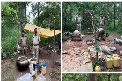 llegal Mahua Liquor Seizure