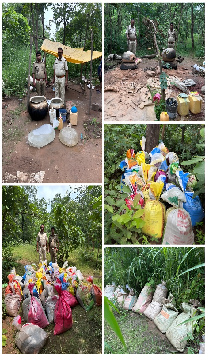 llegal Mahua Liquor Seizure