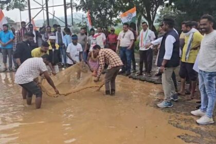 Bijapur Barsur Highway Protest
