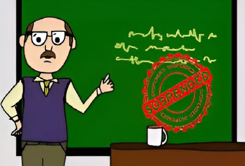 Balrampur Teacher Suspension Case