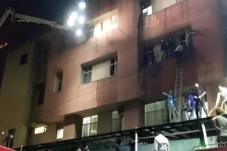 Hospital fire