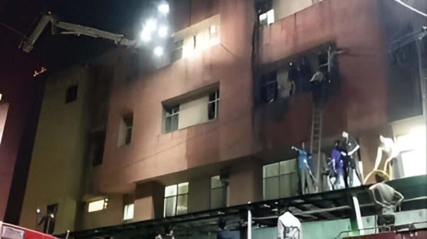 Hospital fire