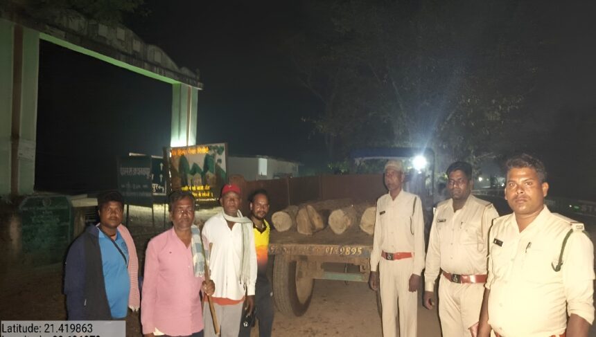 Illegal Teak Wood Transport Chhattisgarh