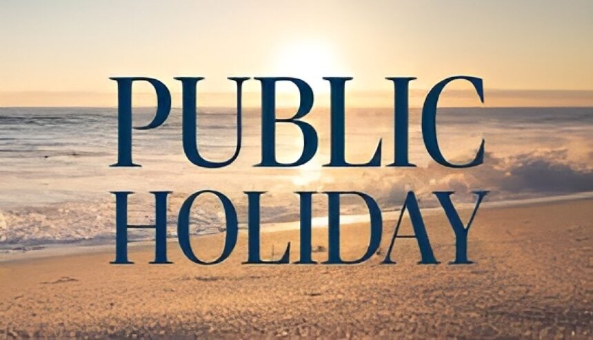Public Holiday Notification