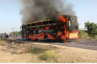 Rajasthan Bus Fire Accident