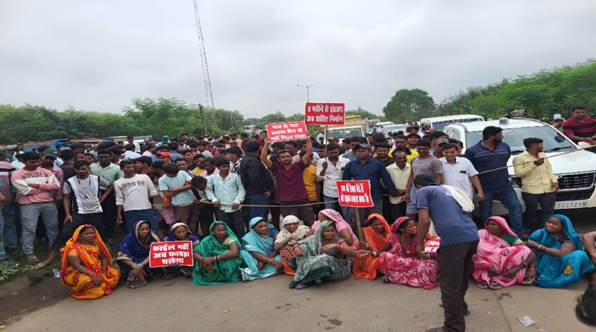 Road protest