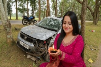 Teacher Road Accident