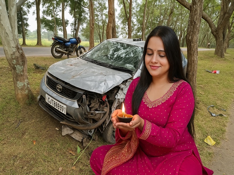 Teacher Road Accident