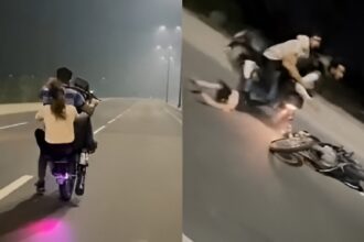 Bike Stunt Accident Video