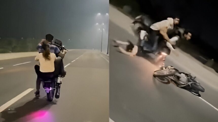 Bike Stunt Accident Video