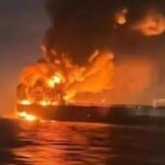 Explosion on The Black Ship