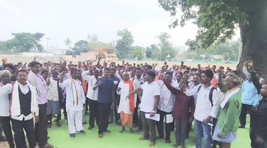 Farmers Protest Kondagaon 2025