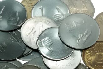 One and Two Rupee Coins