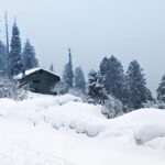 Snowfall in North India
