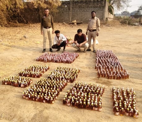 Kharora Liquor Seizur