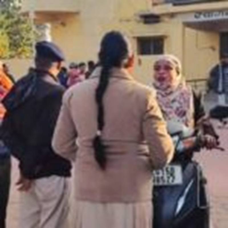 Police Station Commotion