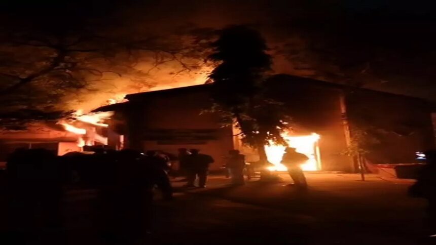 Raipur DEO Fire Incident