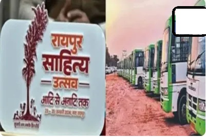 Raipur Sahitya Utsav Free Bus Service