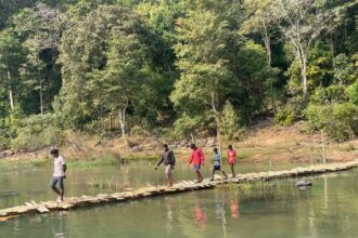 Abujhmad Bamboo Bridge