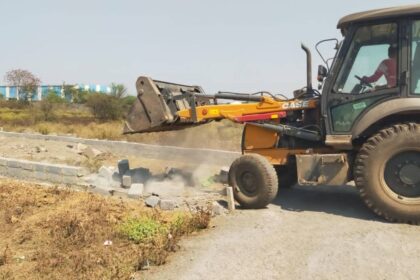 Raipur Illegal Plotting Action