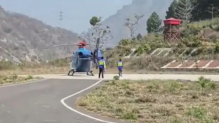 Gurmit Singh Helicopter Emergency Landing