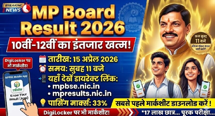 MP Board Result 2026