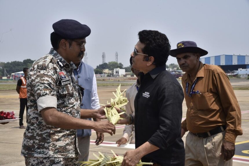 Sachin Tendulkar in Bastar