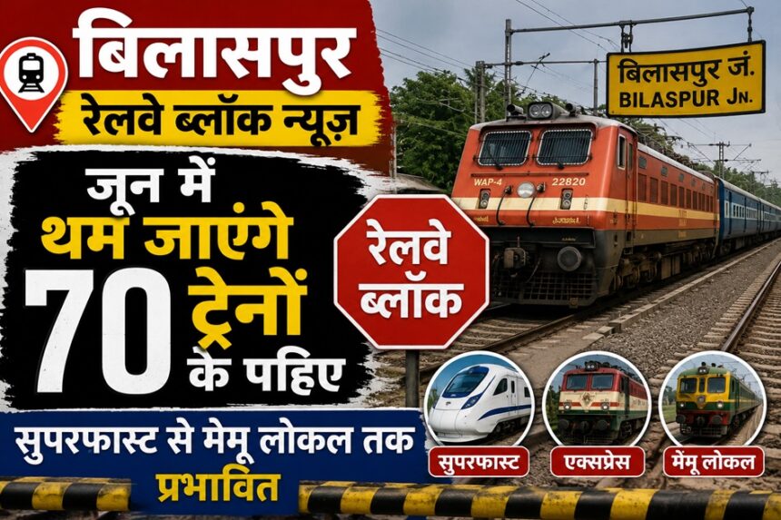 Bilaspur Railway Block News 