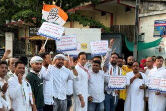 CG Tribal Congress Protest