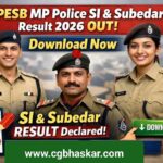 MP Police SI Result 2025