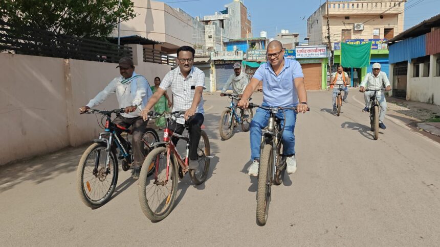 BMC Commissioner's cycle inspection