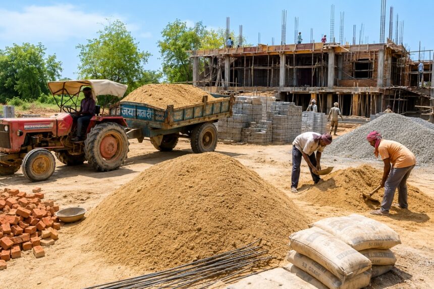 Sand on Panchayat NOC