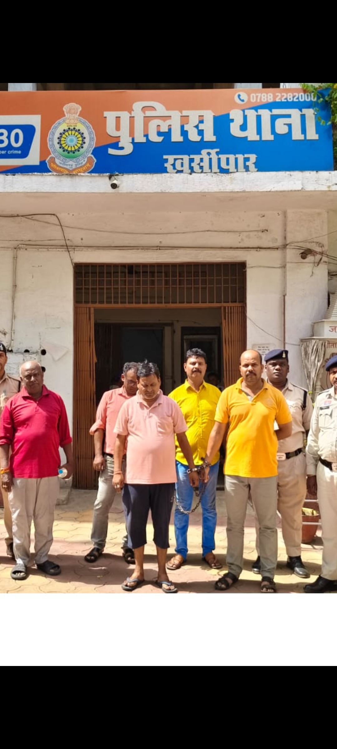 Bhilai gambling den action