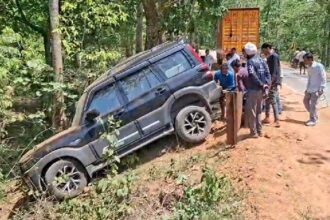 Tehsildar Scorpio Accident