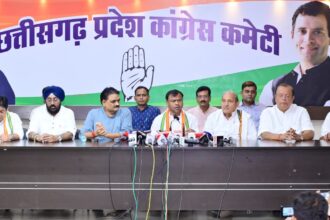 Chhattisgarh Congress Protest