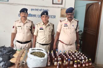 Durg police action