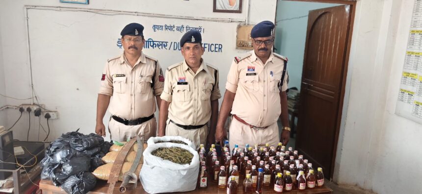 Durg police action