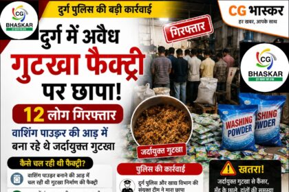 Gutkha factory busted