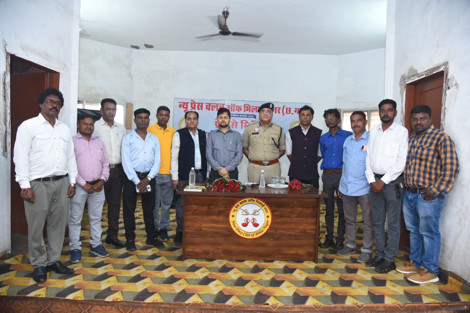 प्रेस क्लब पदाधिकारियों ने किया अभिनंदन 